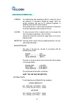 Preview for 5 page of Triogen CH2-50-1 Installation & Operating Instructions Manual