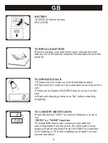 Предварительный просмотр 5 страницы Triomph ETF1980 Instruction Manual