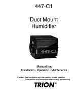 Trion 447-C1 Installation, Operation & Maintenance Manual preview