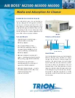 Trion Air Boss M3000 Brochure & Specs preview