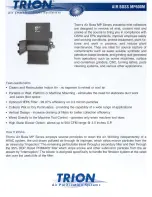 Предварительный просмотр 1 страницы Trion Air Boss MP600M Specification Sheet