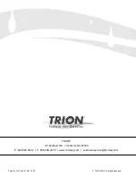 Предварительный просмотр 14 страницы Trion Air Boss VOMP 600 Installation, Operation & Maintenance Manual