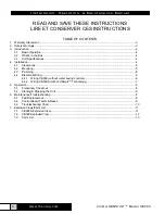 Preview for 2 page of Trion ComfortBREEZE CB300 Installation, Operation & Maintenance Manual