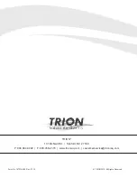 Предварительный просмотр 6 страницы Trion ComfortBreeze UV360-1 Instructions Manual