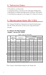 Предварительный просмотр 6 страницы Triopan Helios Blaze Operating Instructions Manual