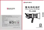 triopo F3-500 Instruction Manual preview