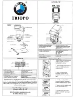 triopo TR-980 Manual preview