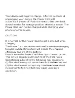 Preview for 3 page of Triple C Power Card User Manual