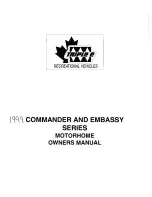 Triple E 1999 Commander Series Owner'S Manual preview