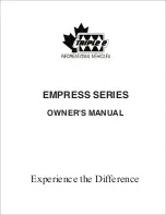 Triple E EMPRESS SERIES Owner'S Manual preview