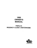 Triple E regency class c Owner'S Manual preview