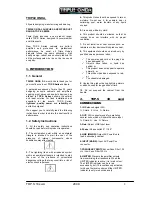 Preview for 2 page of TRIPLE ONDA TOP.S 18swA User Manual