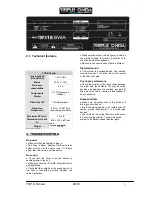 Preview for 3 page of TRIPLE ONDA TOP.S 18swA User Manual