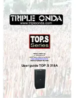 Preview for 1 page of TRIPLE ONDA TOP.S 318A User Manual