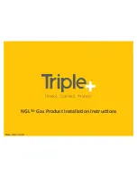 Triple Plus NGL Installation Instructions Manual preview