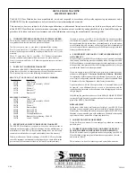 Preview for 20 page of Triple S 1500 XL Operating & Maintenance Instructions