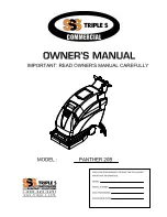 Предварительный просмотр 1 страницы Triple S 20B Owner'S Manual