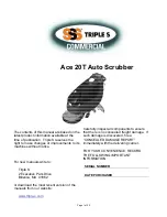 Preview for 1 page of Triple S Ace 20T User Manual