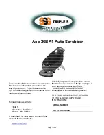 Preview for 1 page of Triple S Ace 26BA1 User Manual