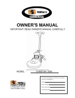 Triple S Cheetan 1500 Owner'S Manual preview