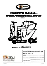 Triple S JAGUAR 20R Owner'S Manual preview