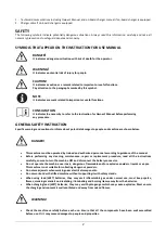 Preview for 5 page of Triple S JAGUAR 20R Owner'S Manual