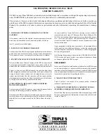 Preview for 6 page of Triple S MS-29 Operating And Maintenance Instructions Manual