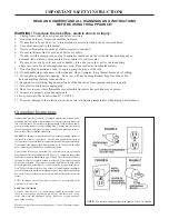 Preview for 2 page of Triple S POWER SPOTTER 4 Operating & Maintenance Instructions