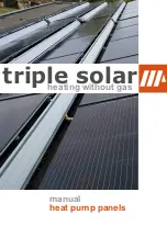 Предварительный просмотр 1 страницы triple solar 101125 Manual