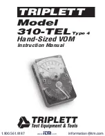 Preview for 1 page of Triplett 310-TEL 4 Instruction Manual