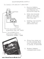 Preview for 28 page of Triplett 60-A Instruction Manual