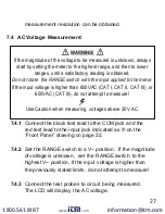 Предварительный просмотр 27 страницы Triplett 9007-A Instruction Manual