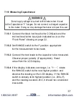 Предварительный просмотр 37 страницы Triplett 9007-A Instruction Manual