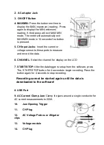 Preview for 4 page of Triplett ACDL200 User Manual