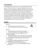 Preview for 2 page of Triplett BR750 User Manual