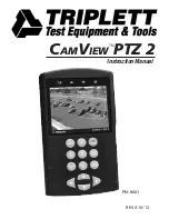 Предварительный просмотр 1 страницы Triplett CamView PTZ 2 Instruction Manual