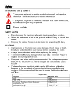 Preview for 2 page of Triplett CM1000 User Manual