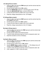 Preview for 6 page of Triplett CM400 User Manual