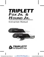 Triplett Fox Jr. Instruction Manual preview