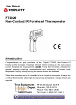 Preview for 1 page of Triplett FT2020 User Manual