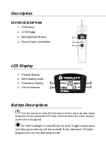 Preview for 4 page of Triplett GSM130 User Manual