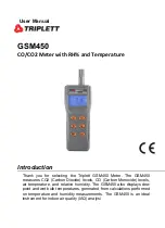 Preview for 1 page of Triplett GSM450 User Manual