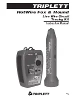 Triplett hotwire fox Instruction Manual preview