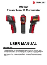 Preview for 1 page of Triplett IRT350 User Manual