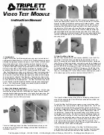 Preview for 1 page of Triplett LVPro20 Instruction Manual