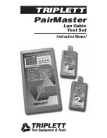 Preview for 1 page of Triplett PairMaster  3240-22 Instruction Manual