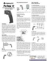 Triplett ProTemp 12 Instruction Manual preview