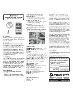 Preview for 2 page of Triplett ProTemp 6 Instruction Manual