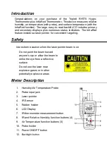 Preview for 2 page of Triplett RHT70 User Manual