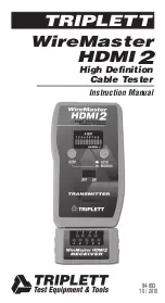 Triplett WireMaster HDMI2 Instruction Manual preview